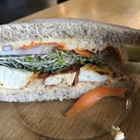 Tofu sandwich  at Cafe Louisa in Montgomery