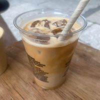 Iced oat latte  at Kaffee Ingwer in Berlin