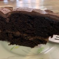 VG Choc cake   at The Mule on Rouge in Berwick Upon Tweed