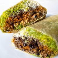 Vegan Beyond Ridiculous Burrito  at Tocaya Modern Mexican in West Hollywood