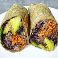 Vegan Burrito Mexicano with Avocado  at Tocaya Modern Mexican in West Hollywood