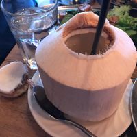 young coconut at Isarn Thai Soul Kitchen in Kirkland