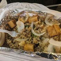 Vegan Fried Rice with tofu. Slightly sweet and very good! at Rice by Mama 2 in Ventura