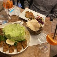 Vegetarian Moussaka and vegan kofte at Restaurant Vege in Paris