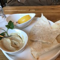 Humous starter!  at Restaurant Vege in Paris