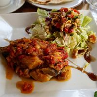 Stuffed Eggplant at Restaurant Vege in Paris