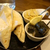 Sarma and Hummus (vegan) at Restaurant Vege in Paris