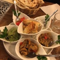 Mix of starters for one person at Restaurant Vege in Paris
