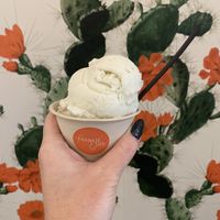 Standard size cup comes with two scoops   at Frankie & Jo's - Ballard in Seattle