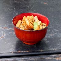 Snacks while waiting at Minako Organic-ish in San Mateo