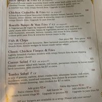 Menu 2 at Tundra Inn in Churchill