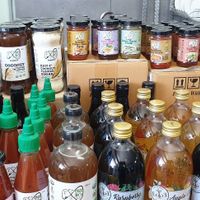 Chef Na pastes at Sibling Vegan Grocer & Liquor in Altona