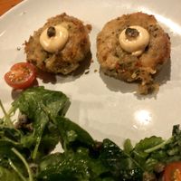 Hearts of palm cakes  at Bagby Beer Company in Oceanside