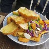 Loaded fries! at VegOut on Charles in Launceston