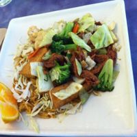 Noodle dish. Can't remember the name. at Sweet Lemon Vegan Bistro in Portland
