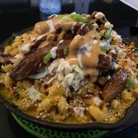 BBQ Brisket Mac ‘N’ Cheese.  at The Modern Vegan in Las Vegas