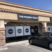 Located in a strip mall  at The Modern Vegan in Las Vegas