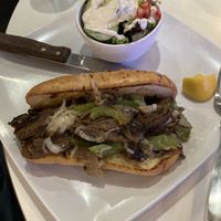 Vegan Philly cheesesteak   at The Modern Vegan in Las Vegas