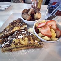 French toast sammy w/fruit cup  at The Modern Vegan in Las Vegas