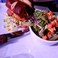 Jerk burger at The Modern Vegan in Las Vegas