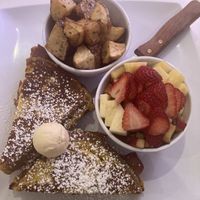 French toast bacon stuffed grilled cheesee  at The Modern Vegan in Las Vegas