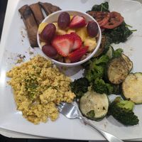 Healthy bitch. Portions were very large at The Modern Vegan in Las Vegas