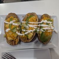 Breakfast potato skins at The Modern Vegan in Las Vegas