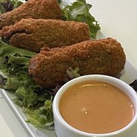 Jalapeño poppers!!  at The Modern Vegan in Las Vegas