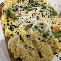 Sunshine Tofu Toasr  at The Modern Vegan in Las Vegas