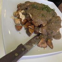 biscuits and gravyy  at The Modern Vegan in Las Vegas