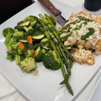 V lobster 6/10. The hearts of palm was still vinegary. Veggies were undercooked   at The Modern Vegan in Las Vegas