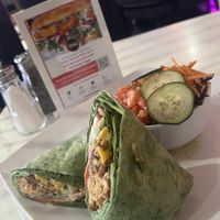 Crab Cake Wrap  at The Modern Vegan in Las Vegas
