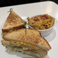 Lobster melt with Mac and cheese  at The Modern Vegan in Las Vegas
