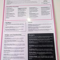 Menu at The Modern Vegan in Las Vegas