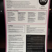 Menu  at The Modern Vegan in Las Vegas