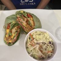 Crab Cake Wrap  at The Modern Vegan in Las Vegas