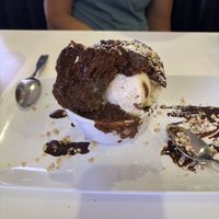 Brownie with ice cream   at The Modern Vegan in Las Vegas
