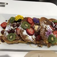 frenchi! waffle maker was broken but this was delicious  at The Modern Vegan in Las Vegas