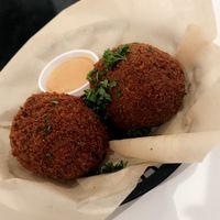 Them Deep Fries Balls  at The Modern Vegan in Las Vegas