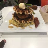 Chicken waffle  at The Modern Vegan in Las Vegas