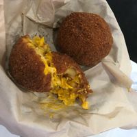 Mac cheese balls  at The Modern Vegan in Las Vegas
