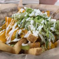 Tmv cheese fries at The Modern Vegan in Las Vegas