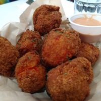 Cheeze balls at The Modern Vegan in Las Vegas