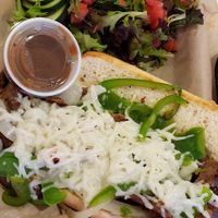 Philly cheese steak at The Modern Vegan in Las Vegas