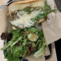 Philly Cheesesteak sandwich  at The Modern Vegan in Las Vegas