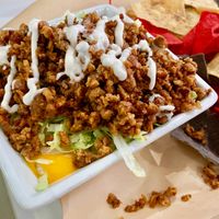 Queso dip at The Modern Vegan in Las Vegas