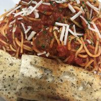 Spaghetti and meatballs  at The Modern Vegan in Las Vegas
