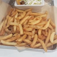 Fries with queso.  So many fries at The Modern Vegan in Las Vegas