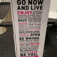 Nice sign  at The Modern Vegan in Las Vegas