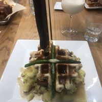 Chicken & Waffles at The Modern Vegan in Las Vegas